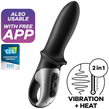 Vibratore anale caldo con app, stimolazione prostata e punto G